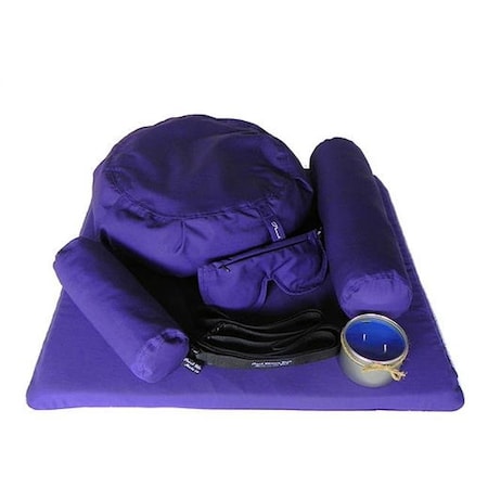 Peach Blossom Yoga Peach Blossom Yoga 11001 7 Piece Deluxe Yoga Set - Violet 11001-A1